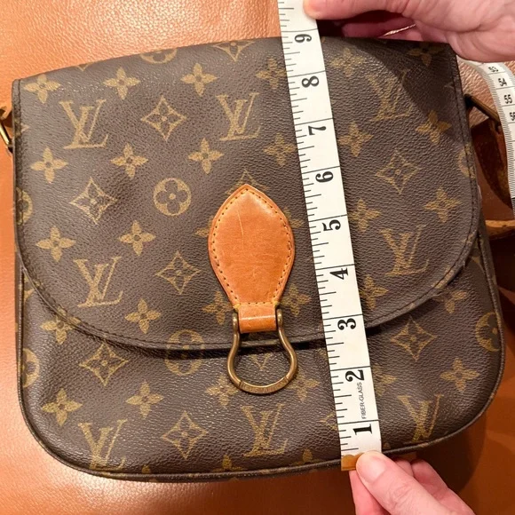 Louis Vuitton Monogram Crossbody Bag with Tan Accents - Picture 5 of 6